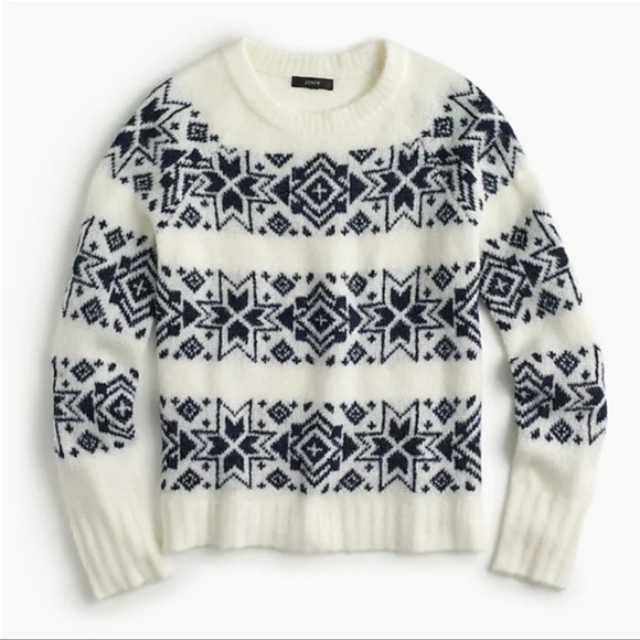 J. Crew Fair Isle Sweater Medium NWT - Picture 7 of 7